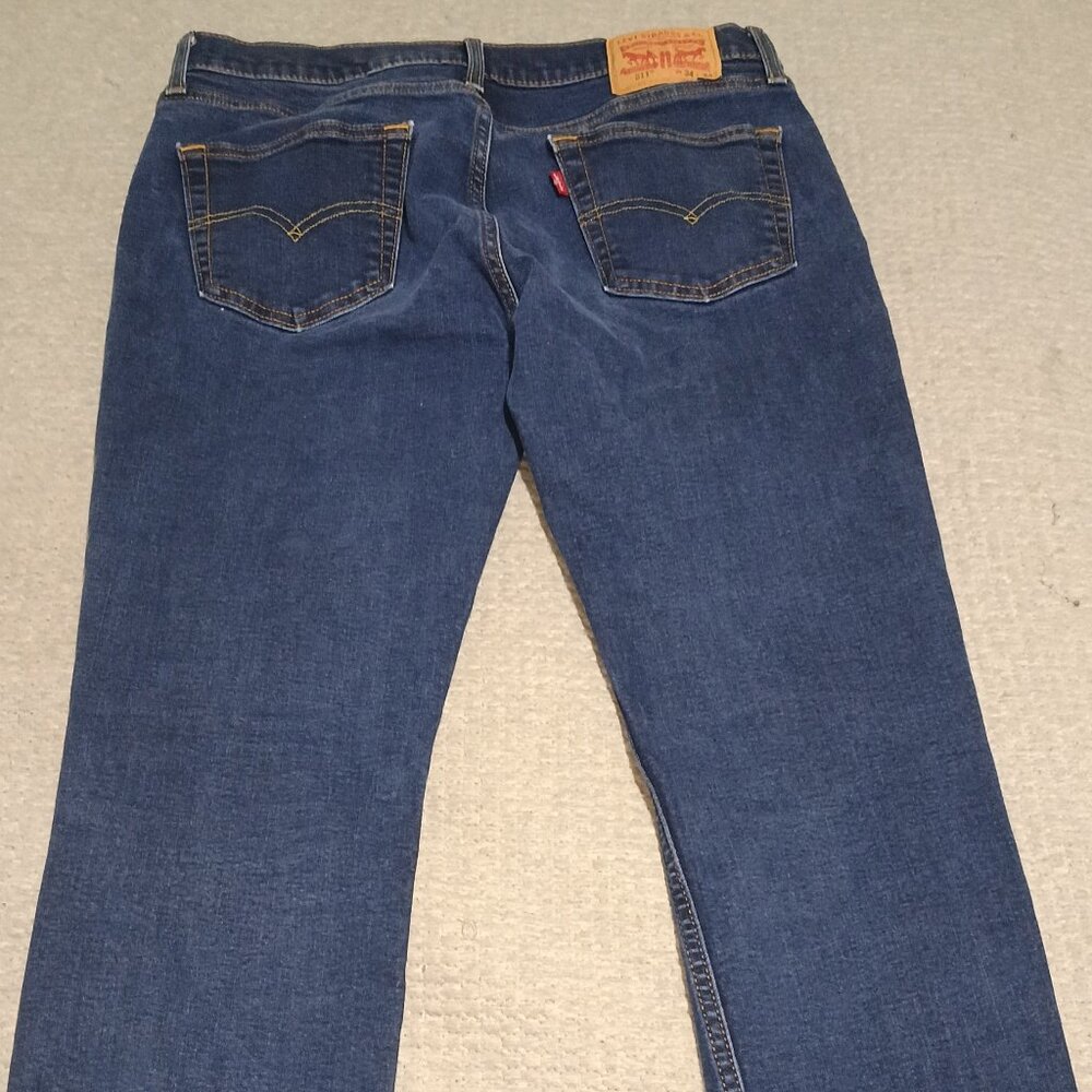Levis 511 Slim Fit Dark Wash Jeans Men’s Size 34x32